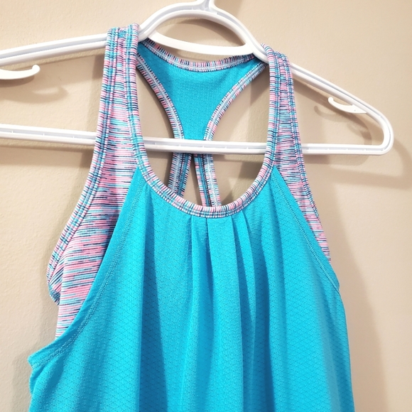 Ivivva - Lululemon Endless Ambition Tank bright blue - Size 12 - Picture 3 of 7